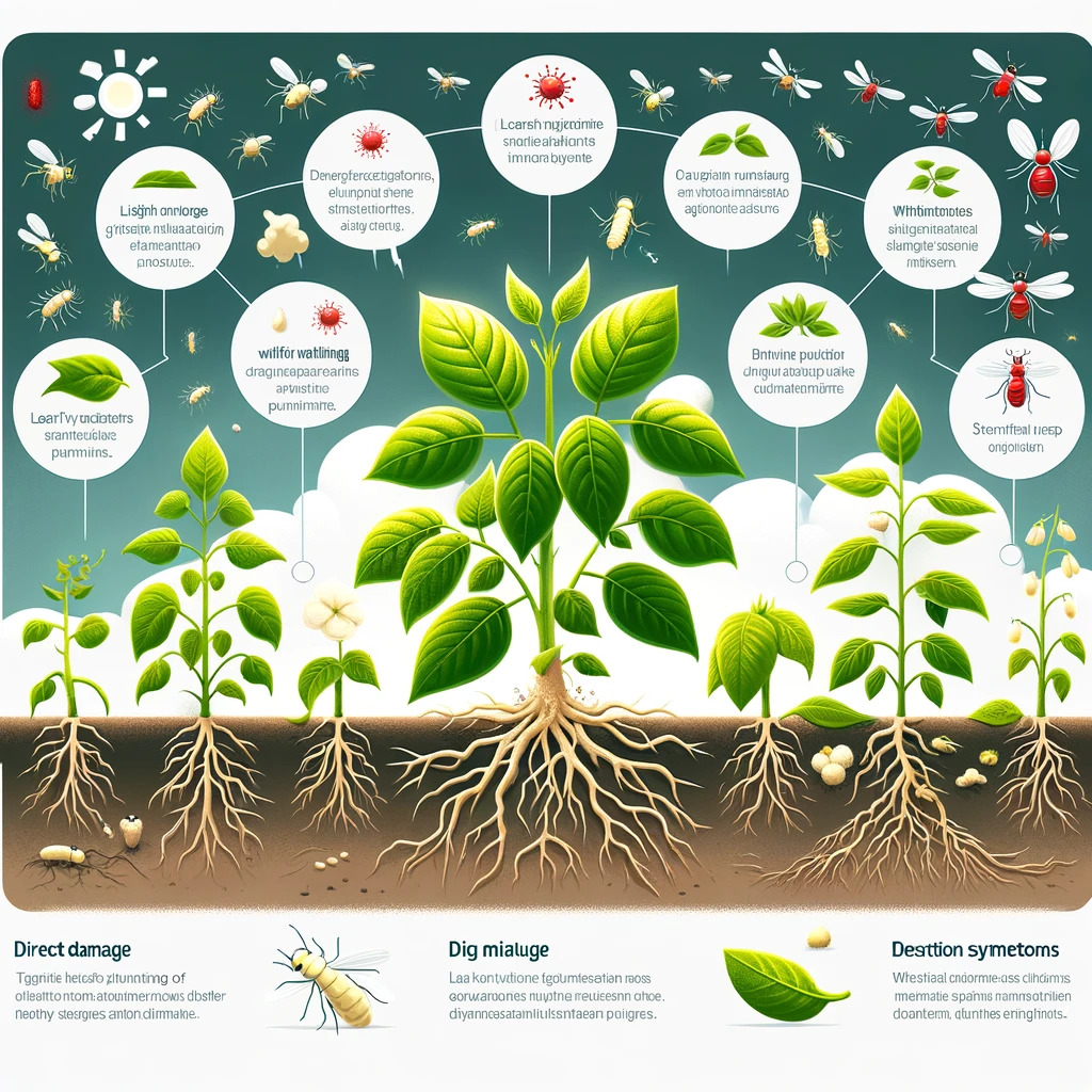 Impacto da mosca-branca, danos em culturas, controle de mosca-branca na agricultura