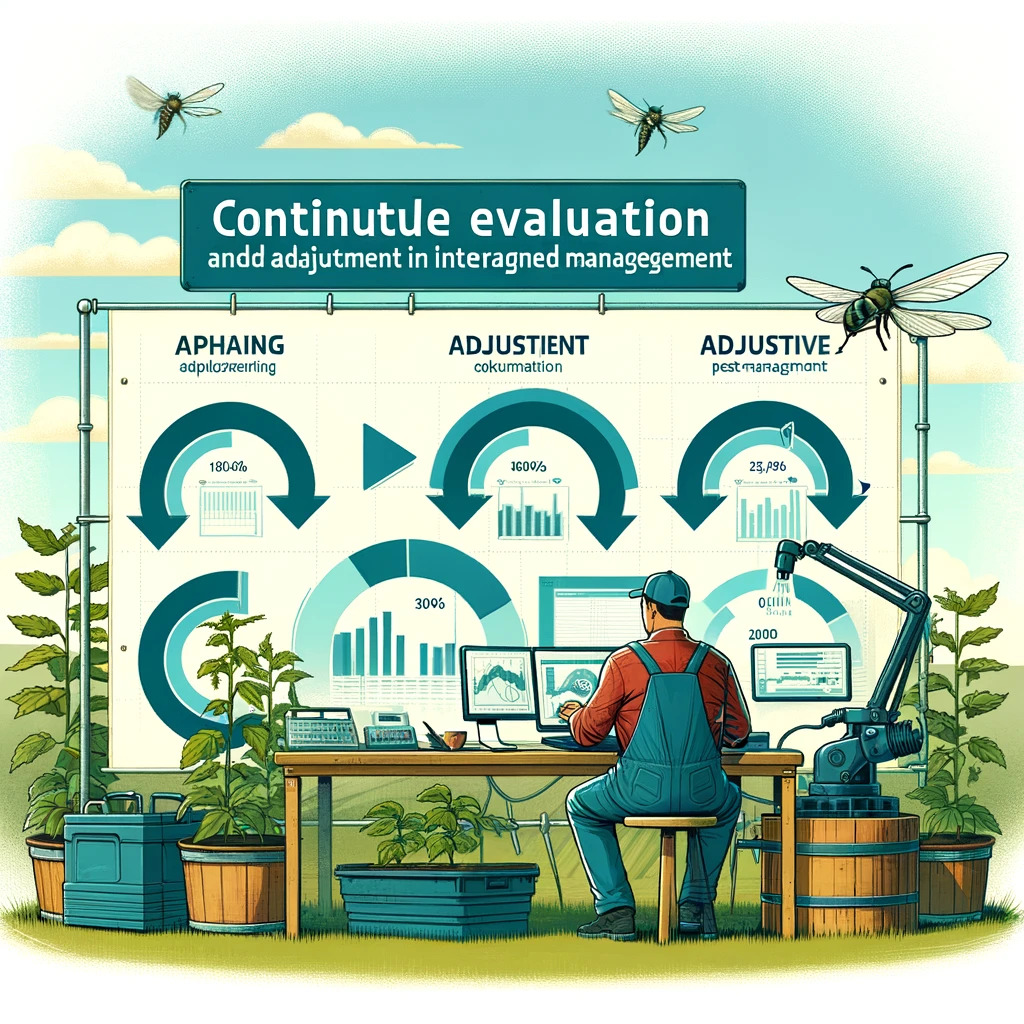 Evaluation in IPM, control strategy adjustment, adaptable pest management