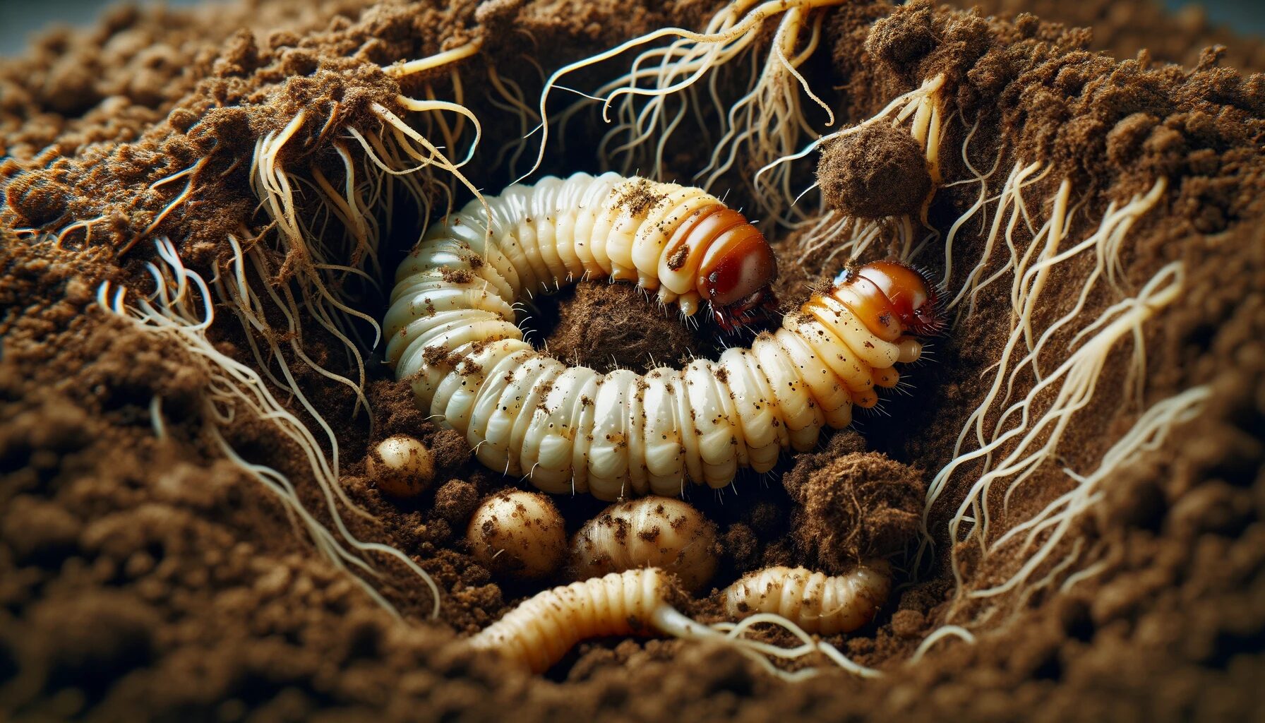 White grub - Alert in the Garden! The Invisible Killer of Your