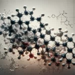 DALL·E 2024 02 08 17.03.42 Create a highly detailed and realistic illustration of the molecular structure of gibberellins showcasing their complex chemical composition. The ima