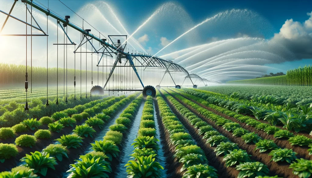 Water compatible Sprinkler System For Agriculture