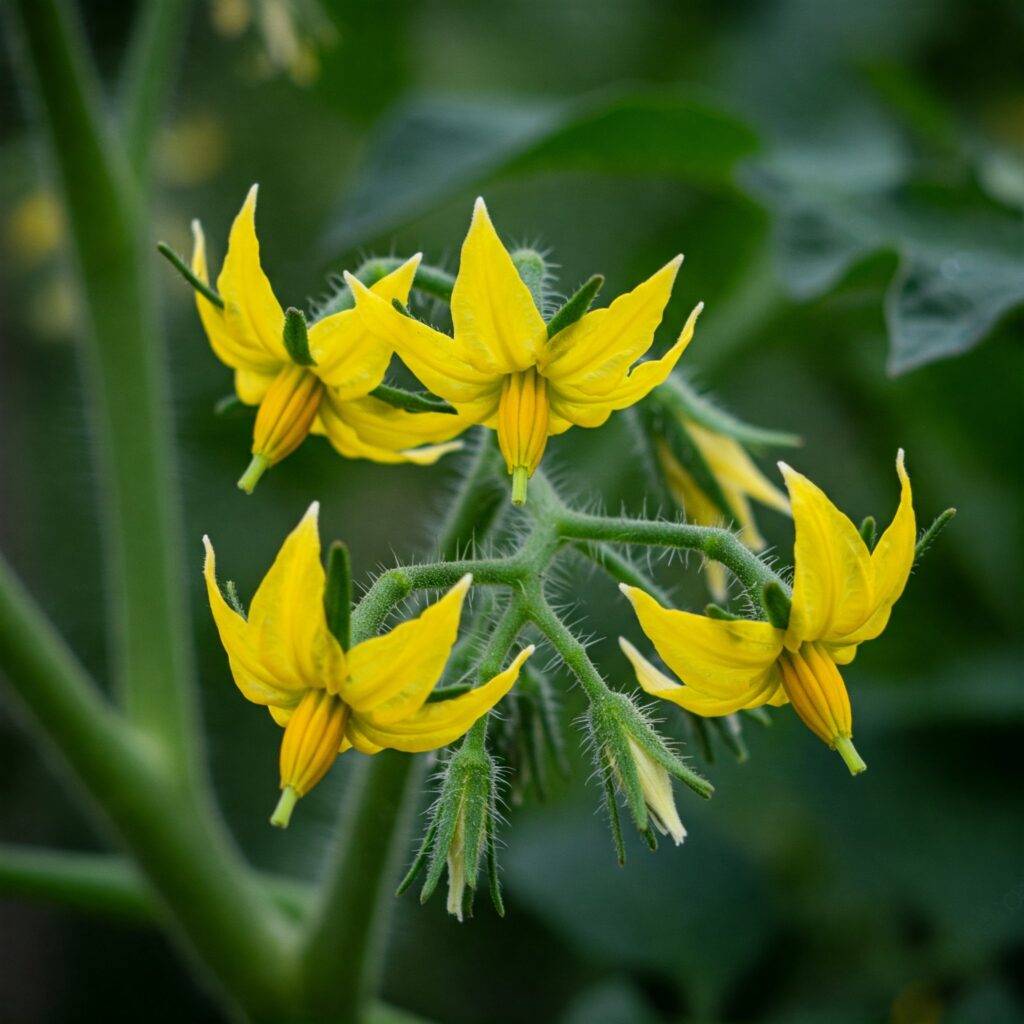Blüte von Tomatenpflanzen.