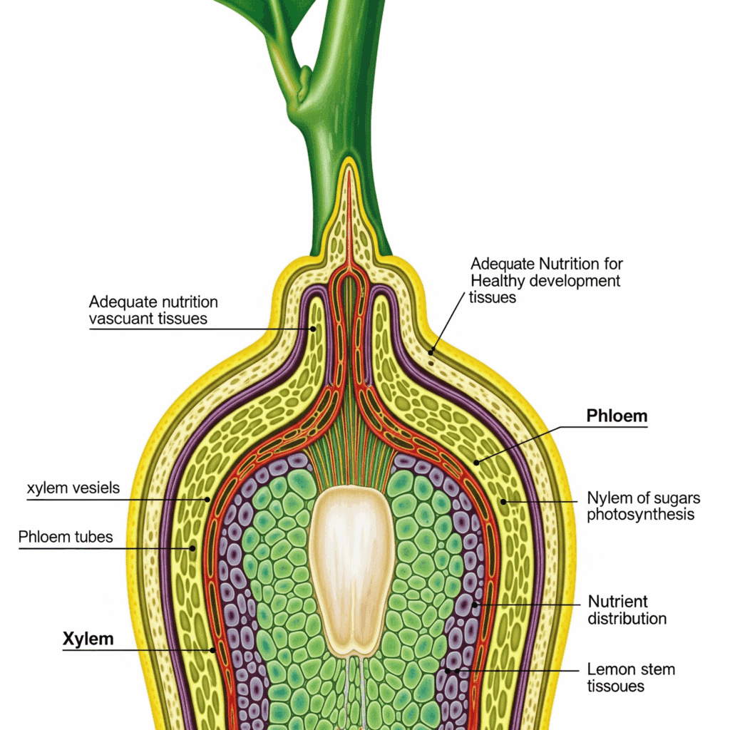 Physiologie de la croissance végétative du citron.