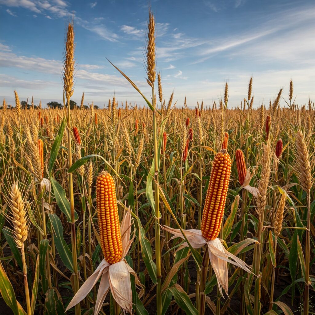 Campo de Maíz Nativo Mexicano