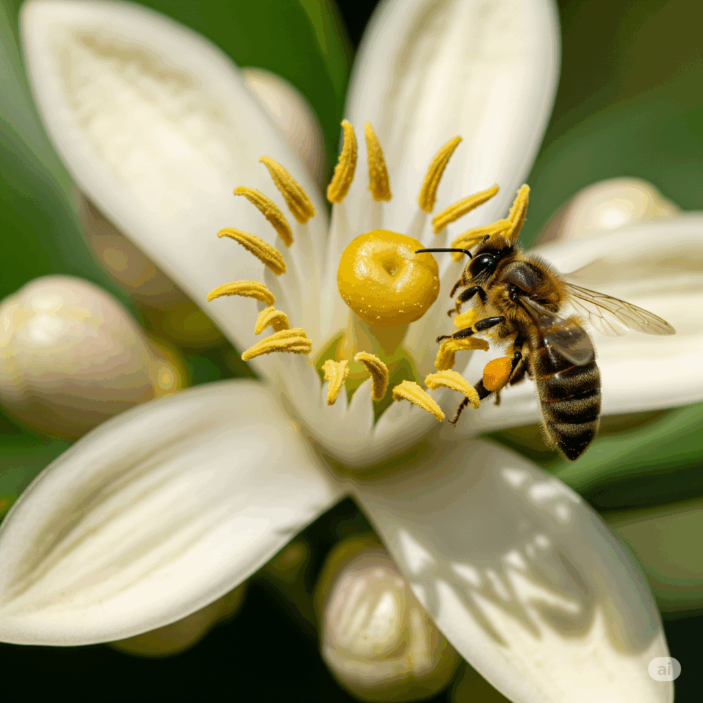 Physiologie de la floraison et de la pollinisation du citron.