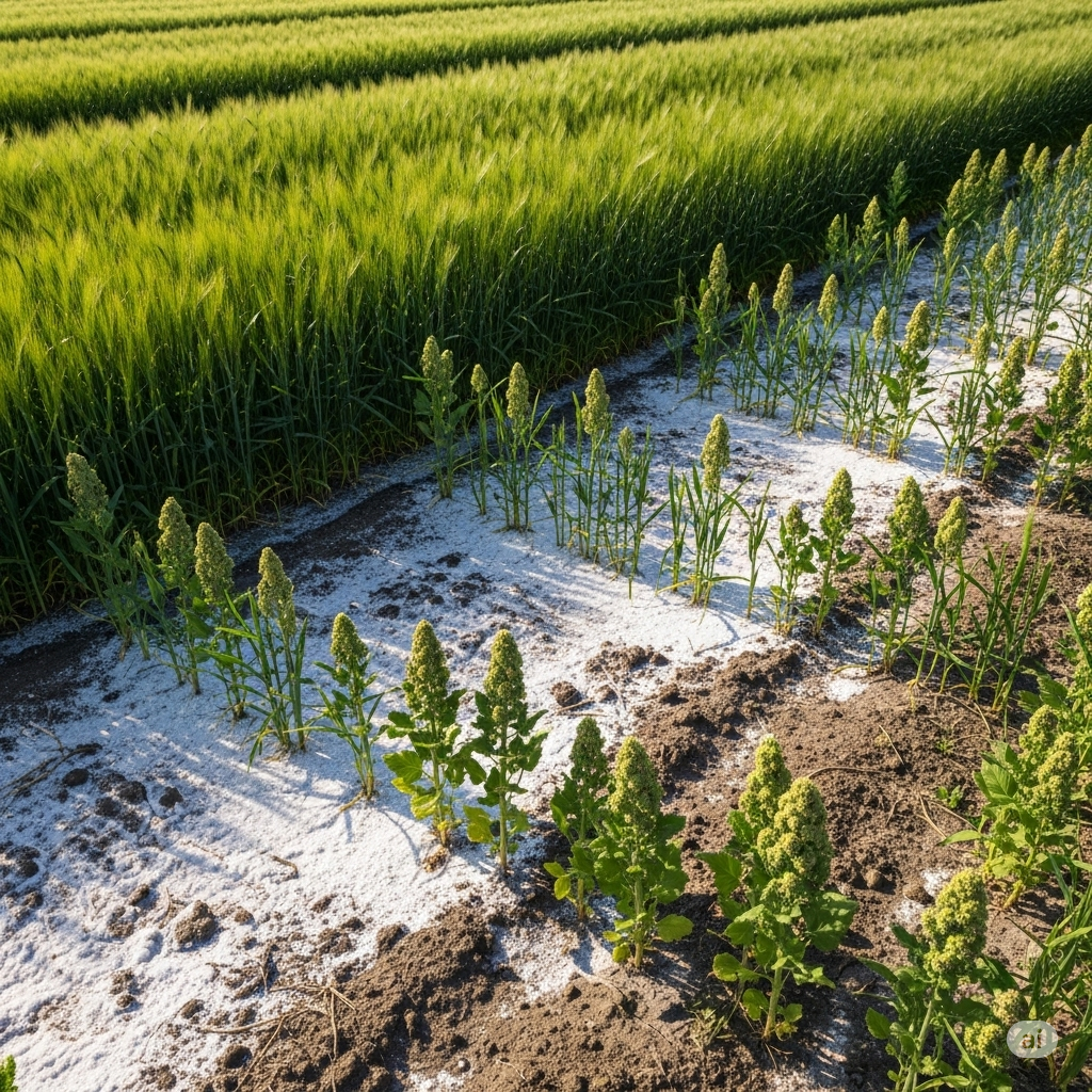 Cultivo de especies tolerantes a la salinidad y sodicidad en suelo parcialmente recuperad