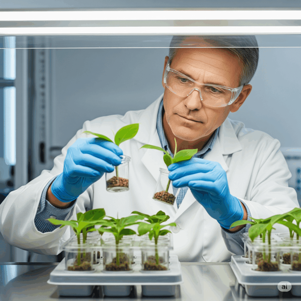 In vitro banana plantlets, disease-free tissue culture, certified planting material.