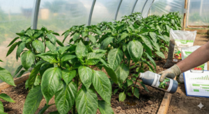 Bioestimulantes en trasplante de pimiento